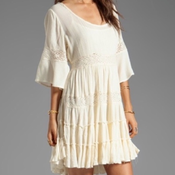 Free People Dresses & Skirts - Free People Dream Cloud Tiered Dress Tunic